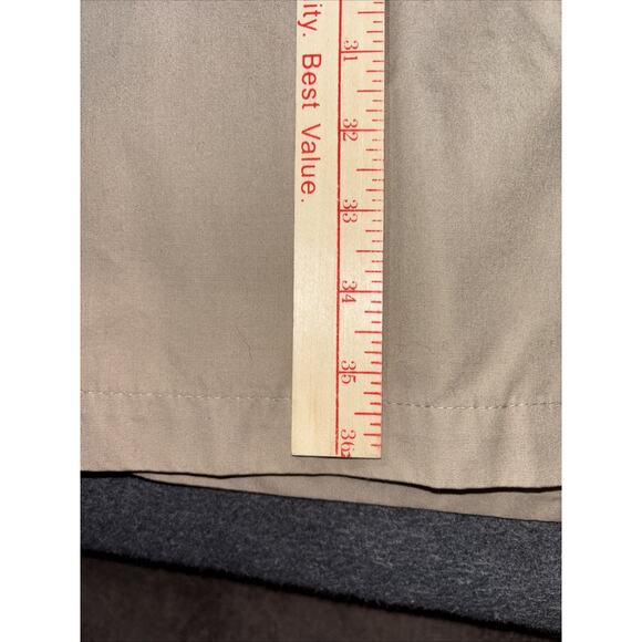 London Fog Women's Rain Jacket Tan Softshell Button Size 10 Removable Liner - Picture 7 of 10